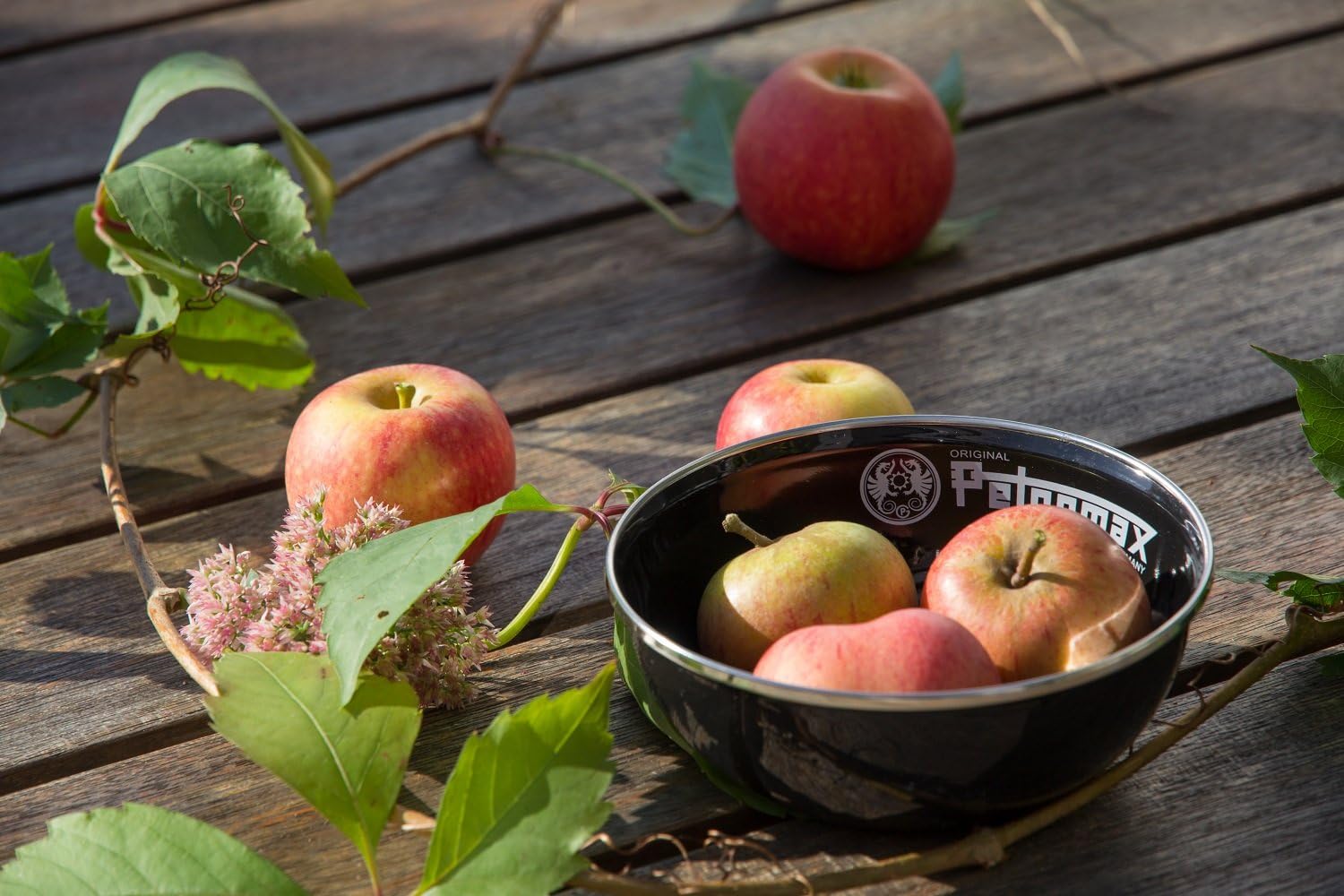 Petromax Outdoor Camping Tableware, Enameled Bowl, Set of 2