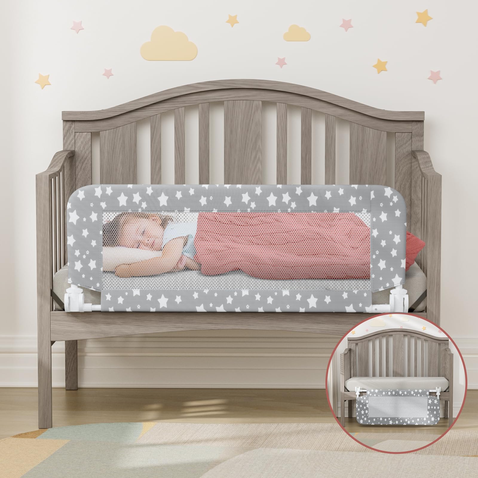 NUTIKAS Crib Rail Guard