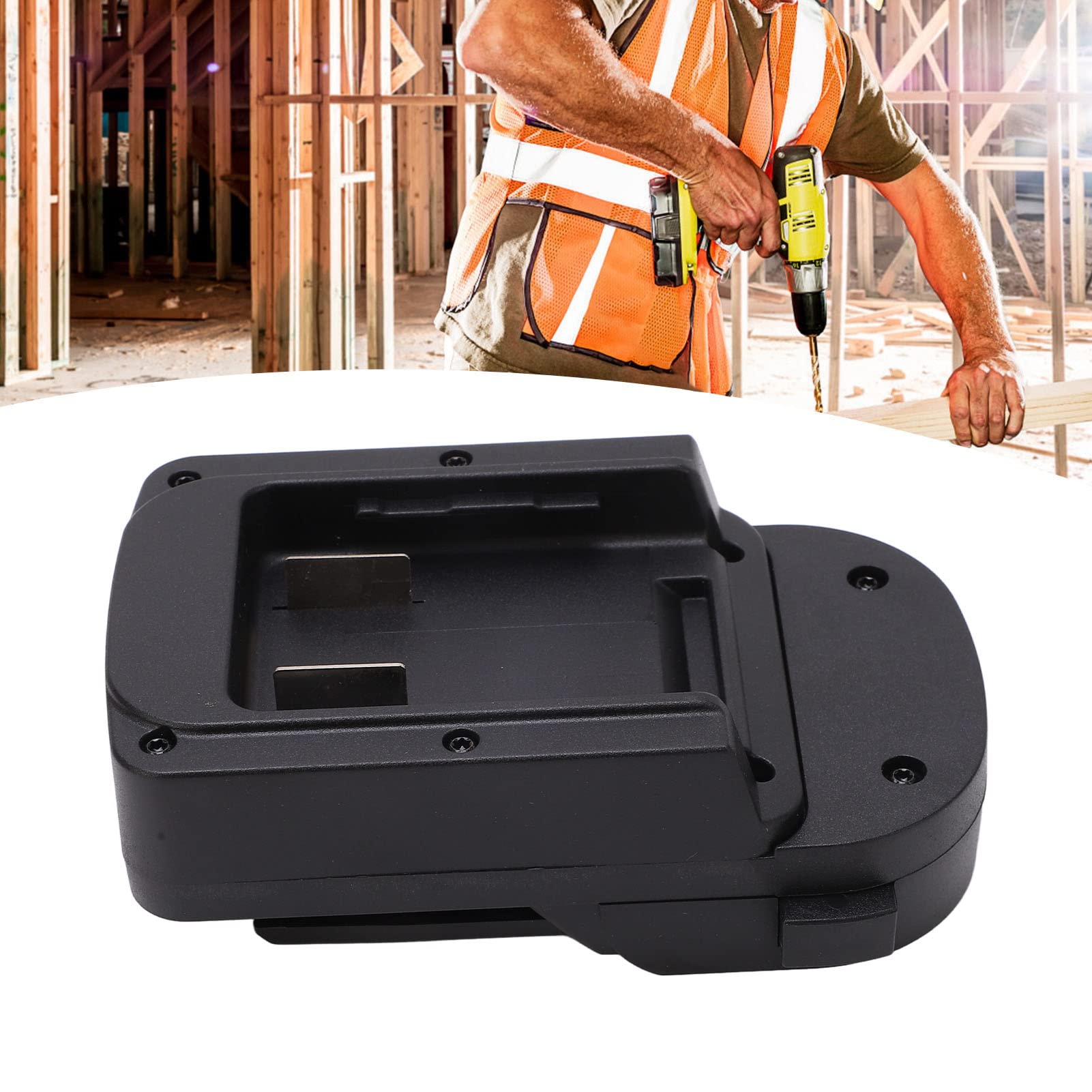 Adaptador convertidor de batería para Worx de 20 V a 18 V, uso de herramienta eléctrica con compatibilidad de litio, módulo reductor de voltaje DIY