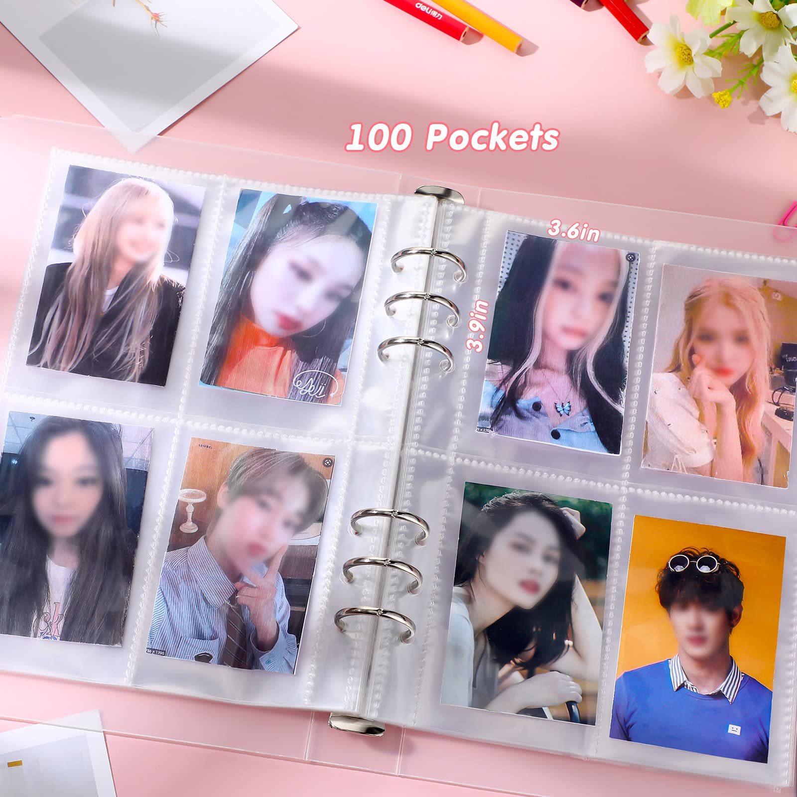 Kpop Photocard Holder Book Photocard Sleeves with Kpop Photocard Korean