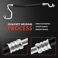 Vista 4 de A-Premium Conjunto de manguera de línea de descarga de A/C compatible con Volkswagen Tiguan, 2009-2016, 1.4L 2.0L, compresor a condensador