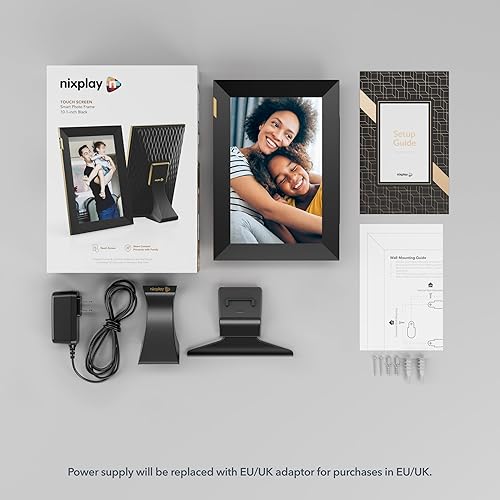 Miniatura 6 de Nixplay - Marco de fotos digital con pantalla táctil de 101 pulgadas con WiFi W10K color negro comparte fotos y videos instantáneamente a través de