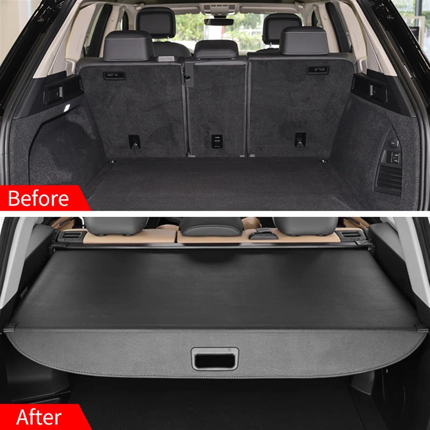 ZAPYVET 2004-2023 トゥアレグカーゴカバートランク格納式小包ラック