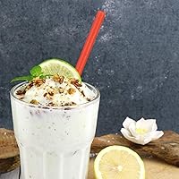 Vista 6 de Pajitas desechables, popotes desechables para batidos, ideales para reuniones familiares, fiestas de cumpleaños y reuniones de vacaciones, 300