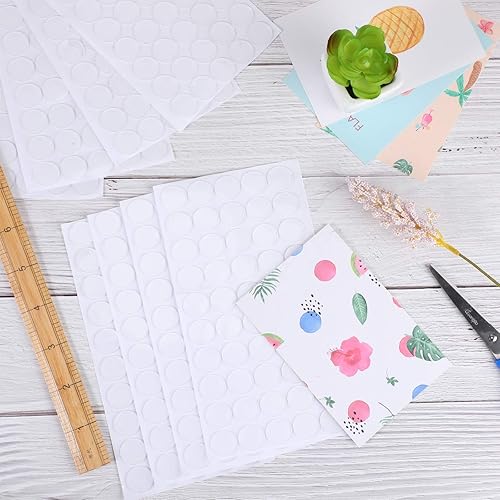 Miniatura 7 de Adhesivos adhesivos de doble cara transparentes, de doble cara, de acrílico redondo, sin rastros, adhesivo fuerte, impermeable, para manualidades,