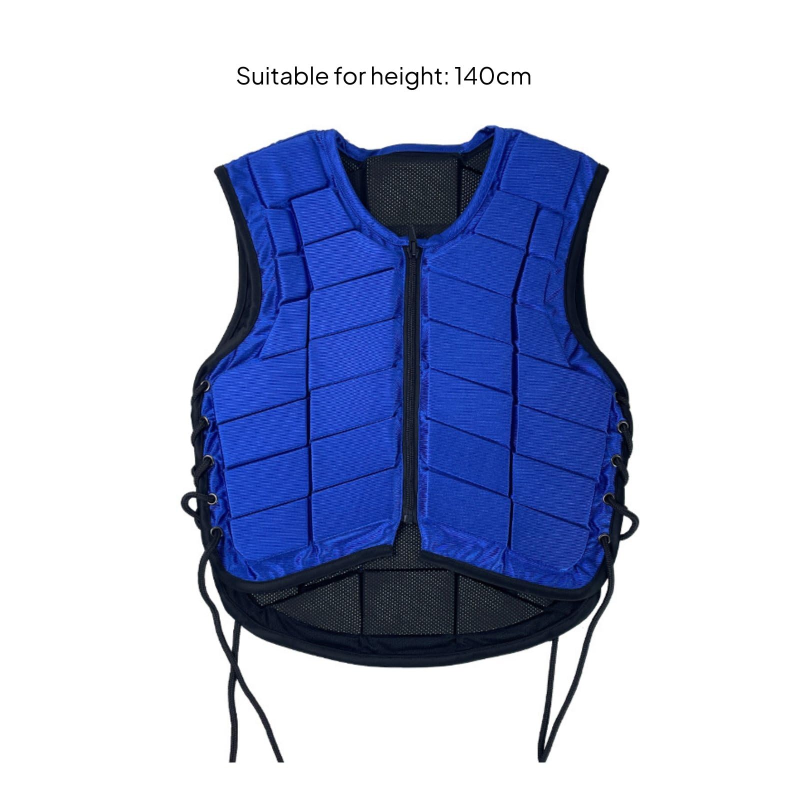 Armatura da Cavaliere Chiusura a Zip Gilet Protettivo Equestre Resistente All'usura Corpetto Protettivo da Cavallo per Competizione