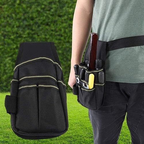 Miniatura 5 de Bolsa de herramientas multiusos ligera para llevar, cinturón ajustable, para jardinero carpintero
