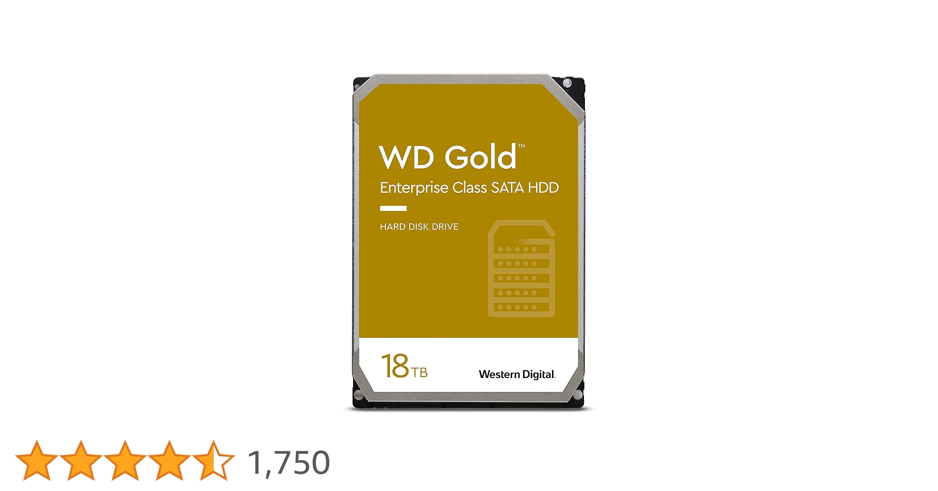 Western Digital 18TB WD Gold Enterprise Class Internal Hard Drive