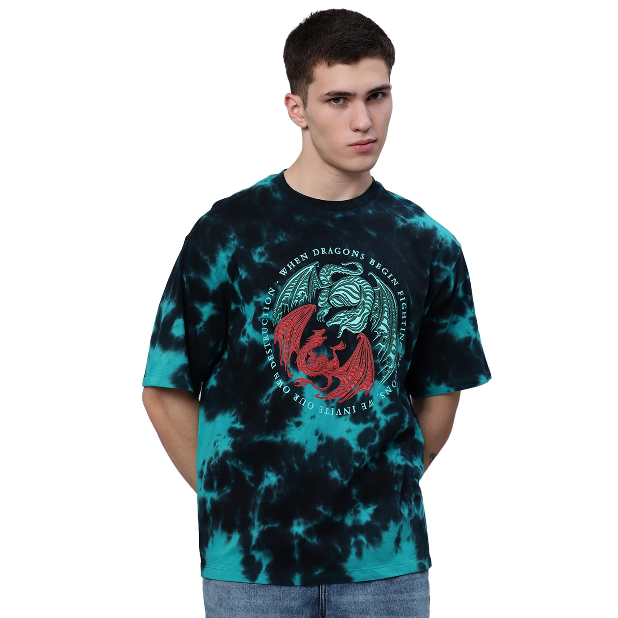 Free AuthorityHouse of Dragon Printed Tshirt for Men
