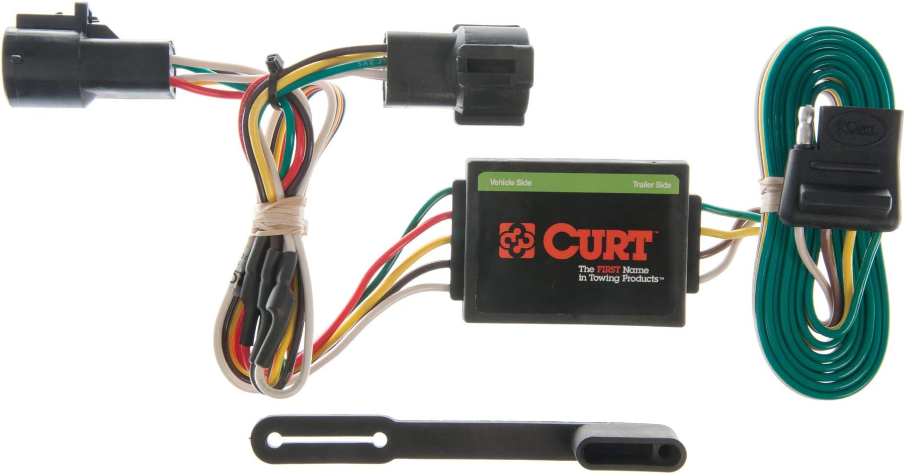 CURT55325 Vehicle-Side Custom 4-Pin Trailer Wiring Harness, Select Ford Ranger, Mazda B2300, B3000, B4000