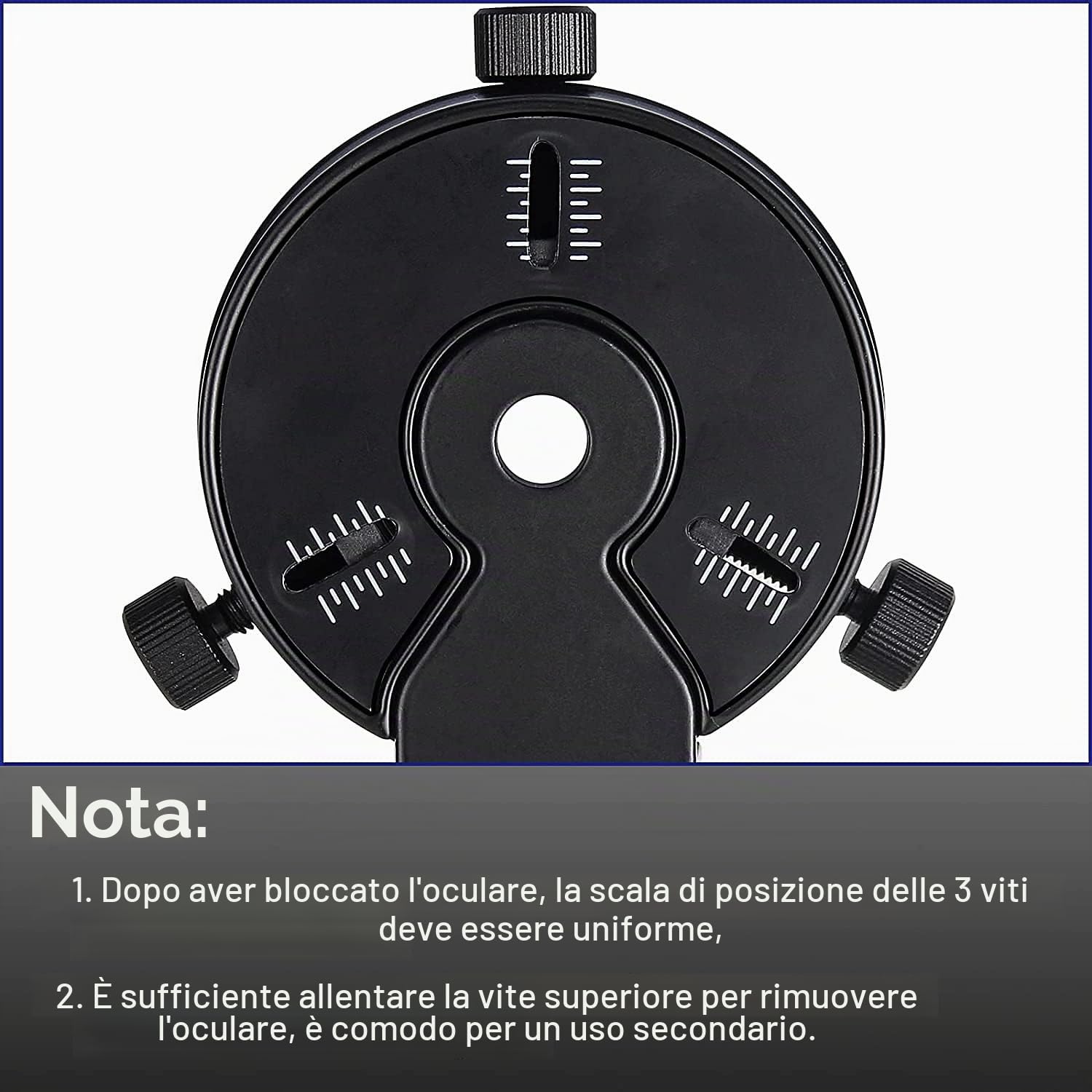 SOLOMARK Adattatore per telefono cellulare - Supporto per adattatore fotografico Funziona con binocoli, cannocchiali, cannocchiali, telescopio, per iPhone, Samsung, HTC, LG e altro