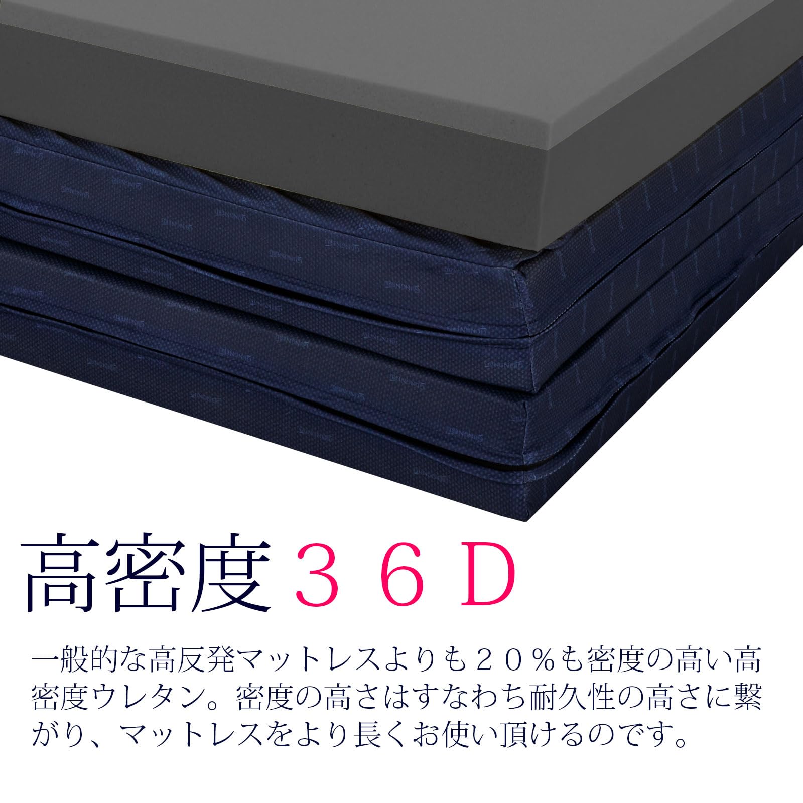 Amazon｜グングネル (シングル) 60日間無料お試し 密度36D 三つ折り