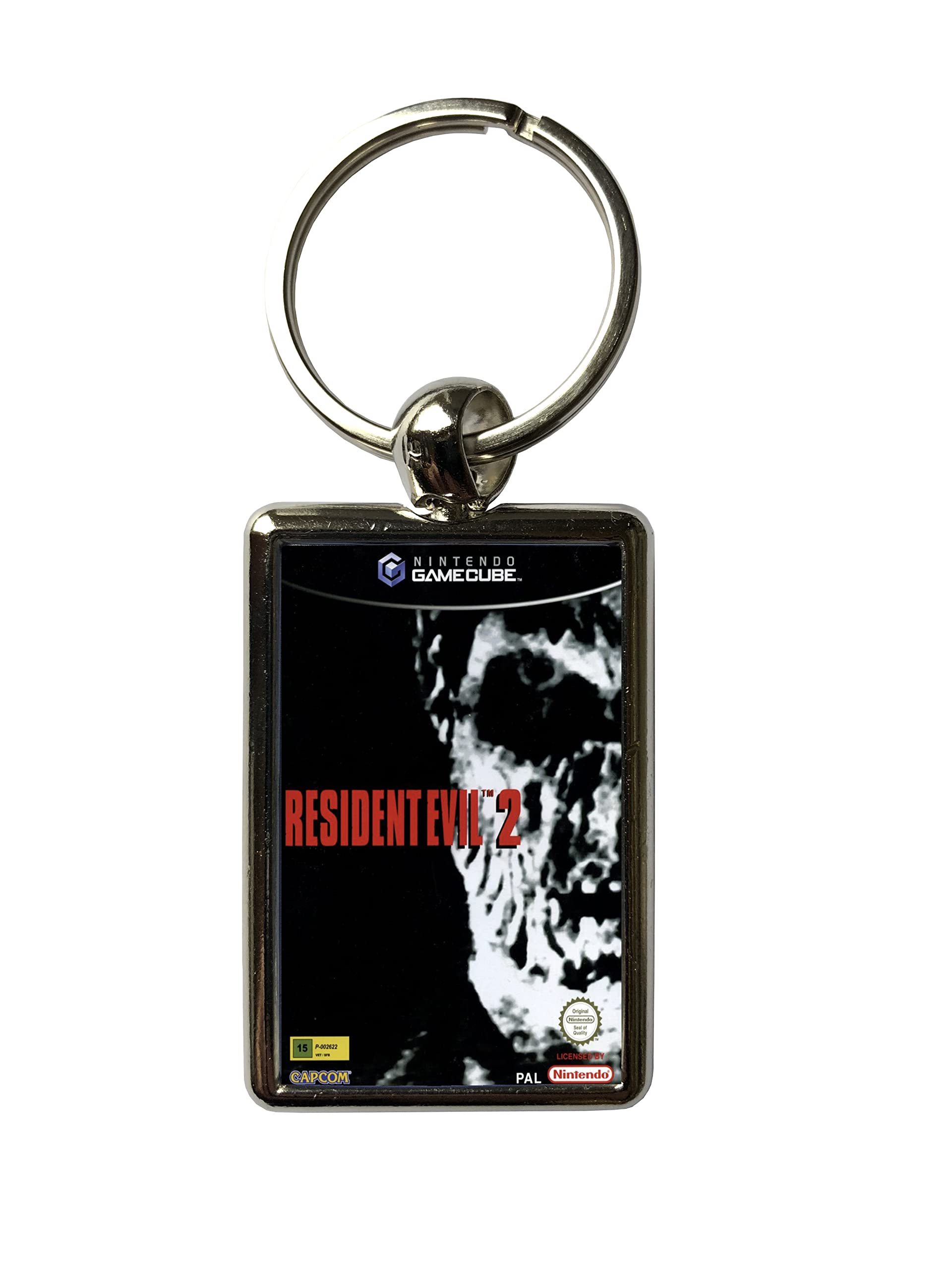 Resident Evil 2 Classic Survival Horror Metal Keyring 3 x 4.5 cm