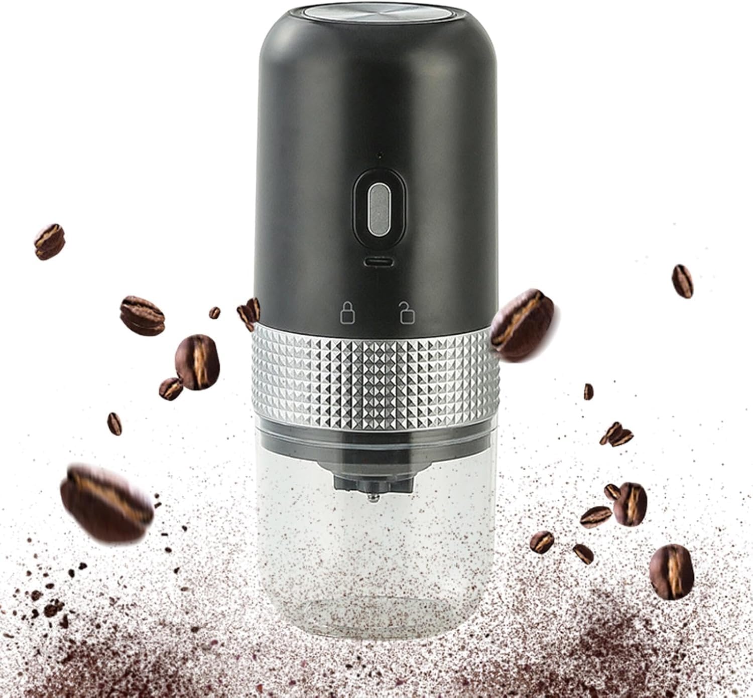 MayMax Maquina de Cafe Portatil Electrica - Cafetera Espresso de Viaje Recargable USB, Compacta y Ligera, Cafe Cremoso en Cualquier Lugar, Ideal Coche y Camping
