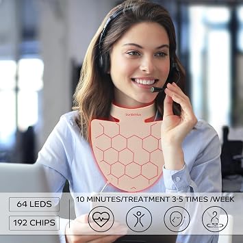Red Light for Neck Chest, Soft LED Neck Lamp for Home Travel Use