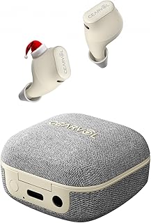 Cearvol-Wave Lite OTC Hearing Aids with Bluetooth App Control AI Noise Reduction AUX-in OVR Rechargeable for Mild to Moderate Severe Hearing Loss Adults Seniors, Starlight
