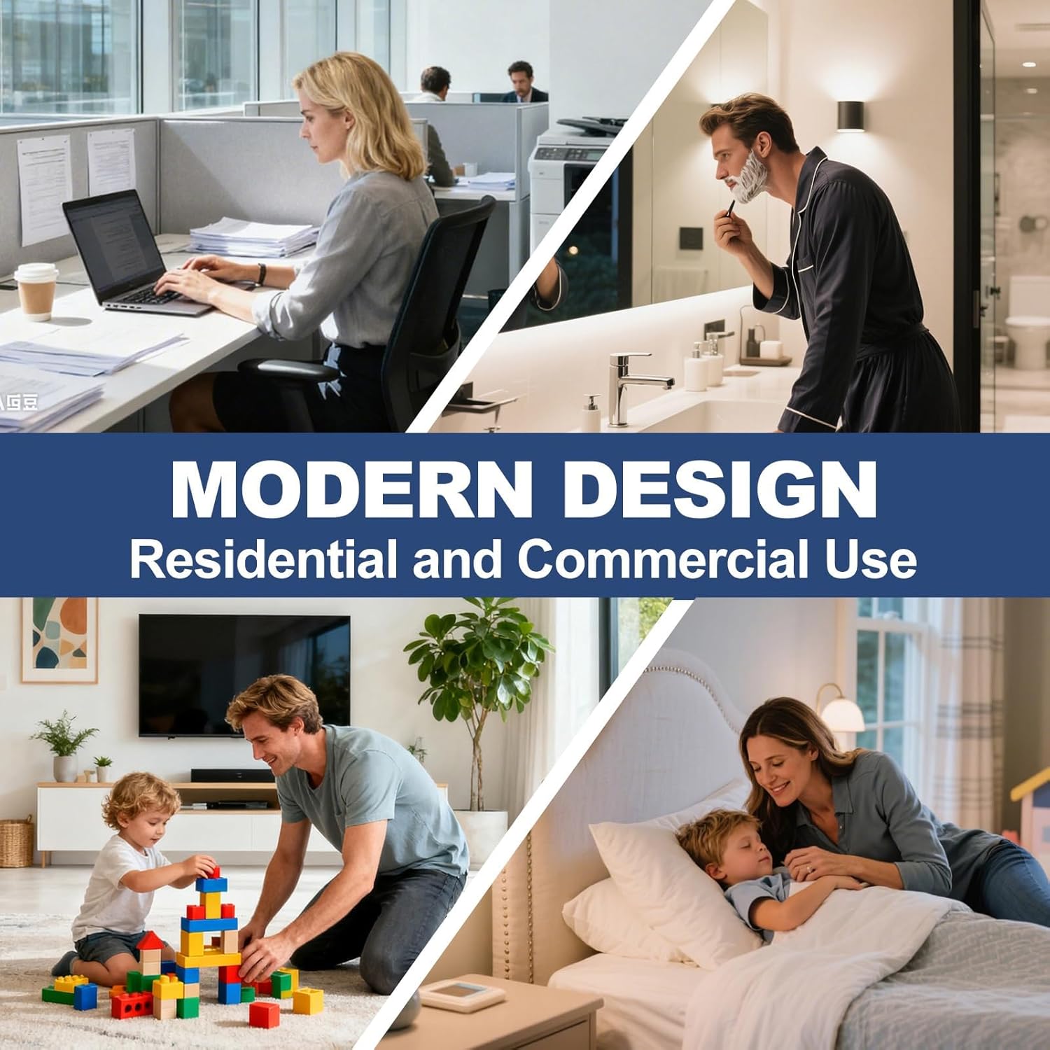 CML Single Pole Decorator Light Switch, 30 Pack Rocker Paddle Wall Switch, 15A 120/277V, On/Off Interrupter, Screwless Wallplate Included, UL Listed, White