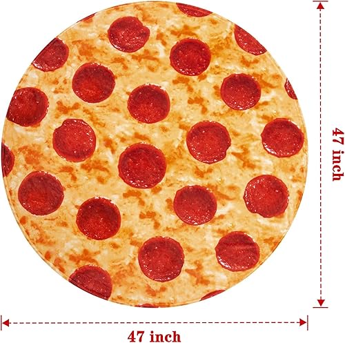 Miniatura 88 de mermaker Cobija de doble cara con estampado de tortilla para burritos Beige