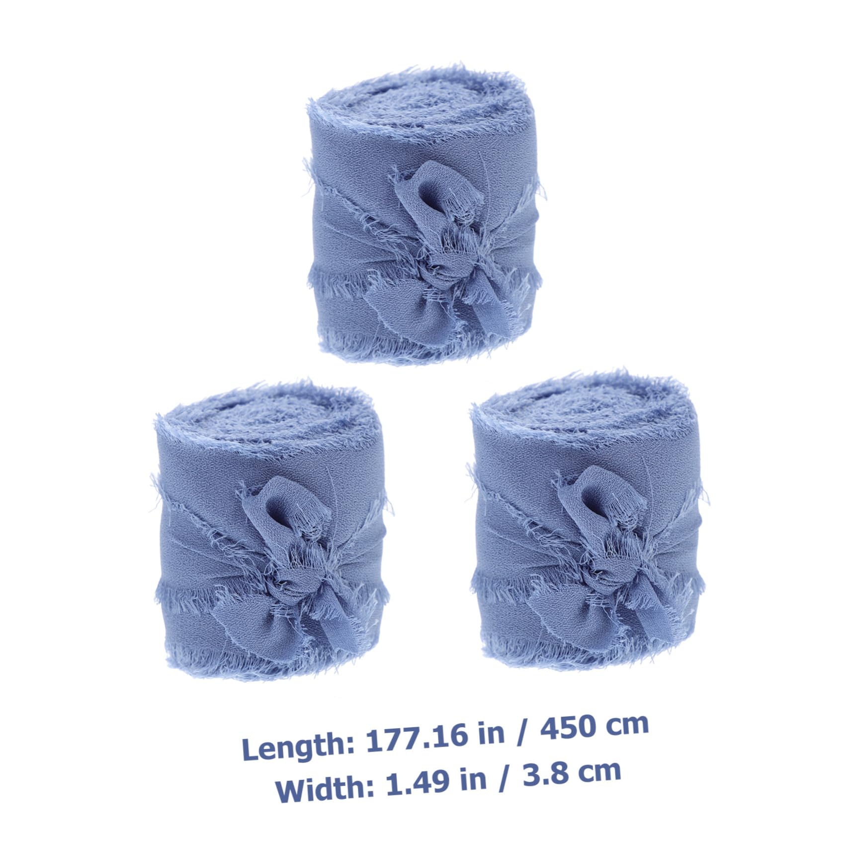 Abaodam 6stücke Zarte Fransenbänder Hochzeitsdeko Geschenkband Mit Seidigem Touch Für Einladungen Blumenarrangements Und Kreative Verpackungen Yards