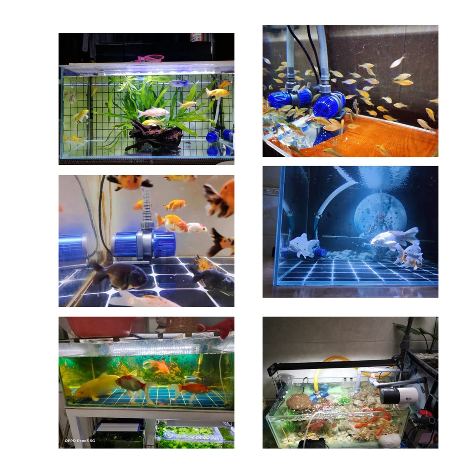 Bomba de Refuerzo, Bomba de conversión de frecuencia de acuario, bomba sumergible ultrasilenciosa, bomba de circulación de bombeo de filtración, bomba de succión inferior(2500)
