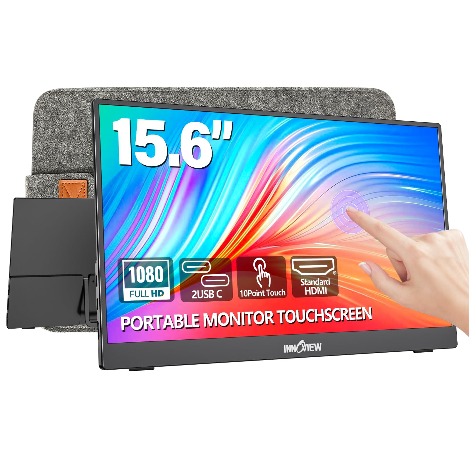 Amazon.com: InnoView Portable Monitor Touchscreen 15.6