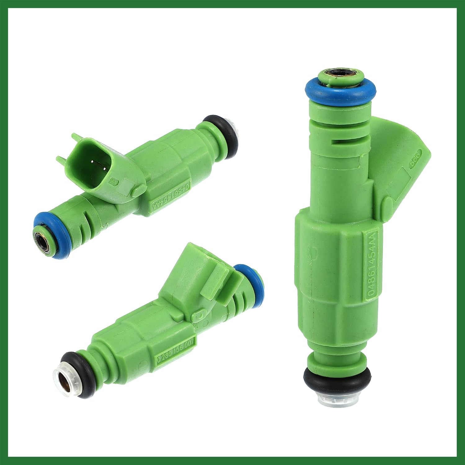 Motoforti 6 Pcs 0280156007 04861454AA Car Fuel Injector Nozzle for Chrysler Town Country 3.3L 01-07 for Dodge Grand Caravan 3.3L 01-07 Long-lasting