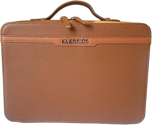 Miniatura 8 de BLESSIOS Funda para Biblia de estudio de caso, bolsa de piel sintética de gran capacidad, regalo de iglesia para mujeres y hombres, organizador de