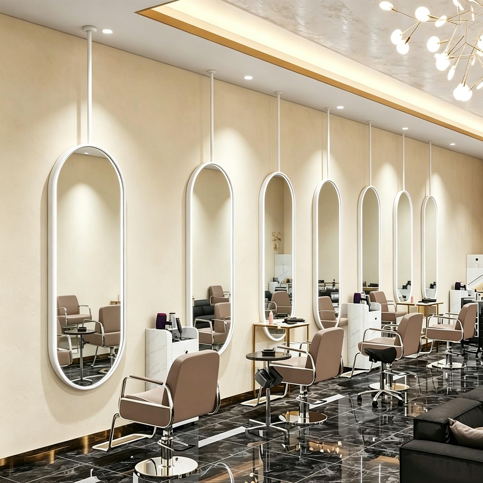 Spa I Salon Kosmetyczny Podwieszane Lustro Sufitowe, Lustro Wiszące