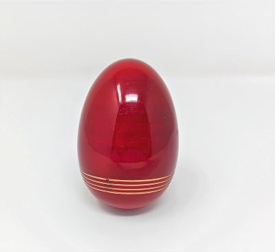 A&A Kreative Box Egg Rattle Wooden Handmade Natural Colors Made in India by Local Artisans for Kids Children