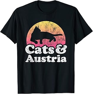 Cats and Austria Men's or Women's Cat T-Shirt