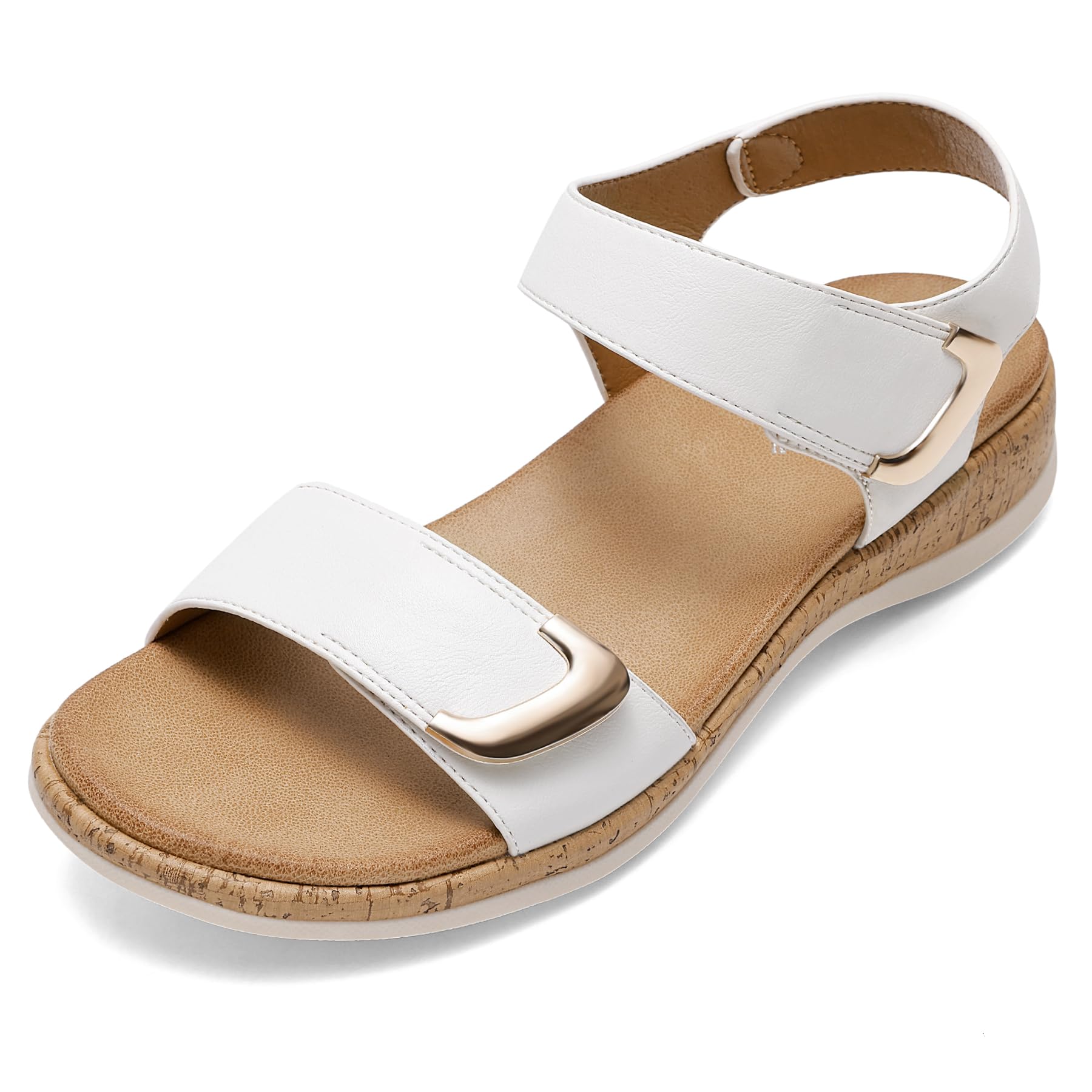 Littleplum Damen Sandalen Sommer Flach Sandaletten Bequem Freizeit Sommerschuhe