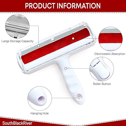 Miniatura 3 de SouthBlackRiver - Removedor de pelo de mascotas, productos de depilación de perros, elimina el pelo de perros y gatos. Removedor de pelo de mascotas