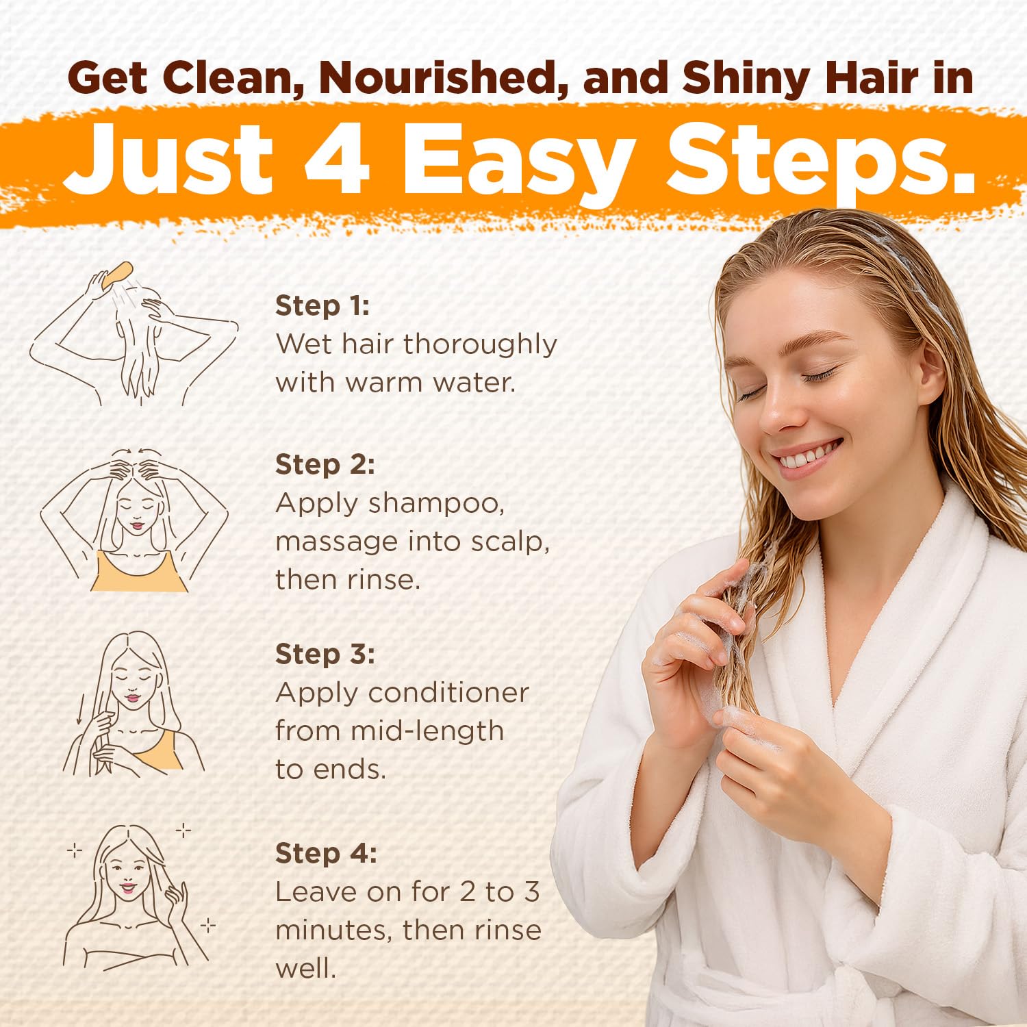 Batana Oil Shampoo & Conditioner Bundle (Okaga Shower Set) with Aloe Vera Leaf Juice, Saw Palmetto, Caffeine, Biotin, Jojoba, Pumpkin Seed, Castor, Rosemary & Hydrolyzed Rice Protein - Image 5