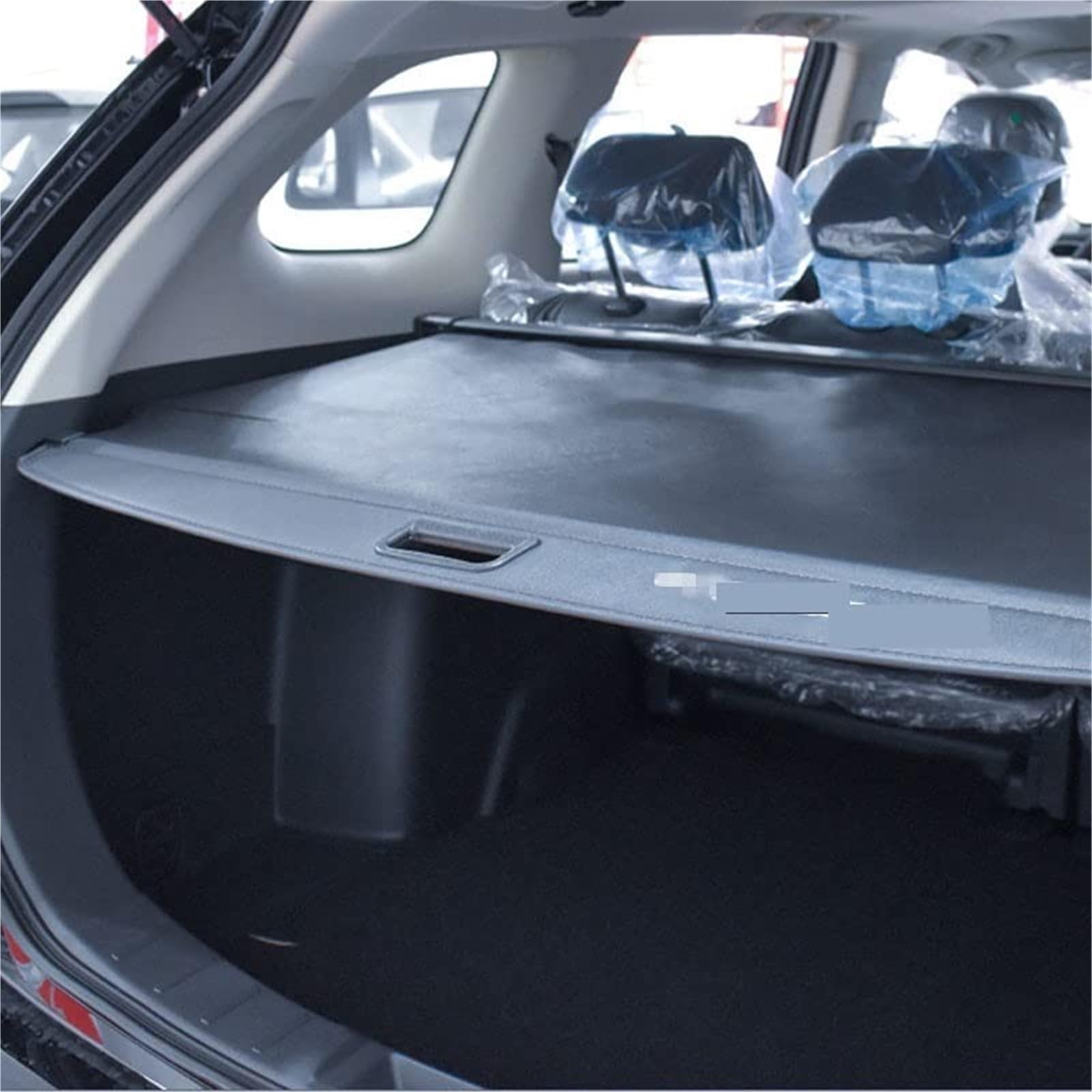 Pokrowiec na samochód kurtyna przegroda bagażnika, dla Mitsubishi, dla Outlander 2013-2020 tylne bagażniki z zasłoną Uchwyt do przechowywania w bagażniku samochodowym