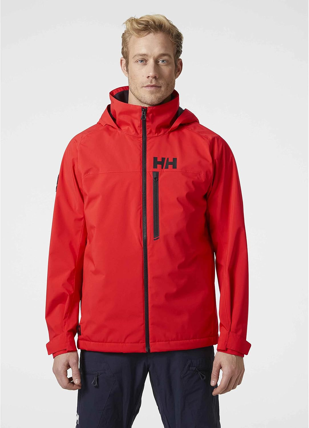 Helly-Hansen Men's HP Racing LIFAloft Hooded Jacket, 222 Alert Red, Small - Image 2