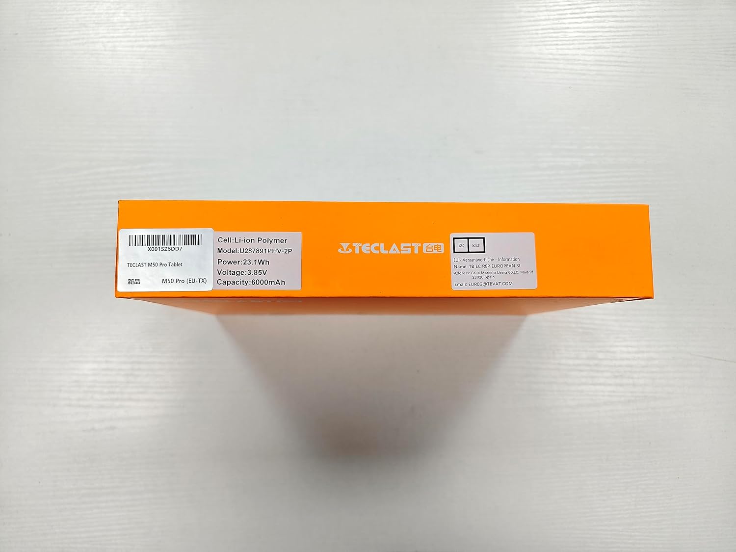 TECLAST M50 Pro Android 13 Tablet 10.1 Pollici 16GB RAM+256GBROM(TF 2TB), 4G LTE+5G WiFi, T616 Octa-Core 2GHz, FHD 1920x1200, BT5/13MP/Type-C/Face ID/GPS/OTG/6000mAh/Widevine L1/3,5mm Jack/Metal-2023 TECLAST M50 Pro Android 13 Tablet 10.1 Pollici 16GB RAM+256GBROM(TF 2TB), 4G LTE+5G WiFi, T616 Octa-Core 2GHz, FHD 1920x1200, BT5/13MP/Type-C/Face ID/GPS/OTG/6000mAh/Widevine L1/3,5mm Jack/Metal-2023