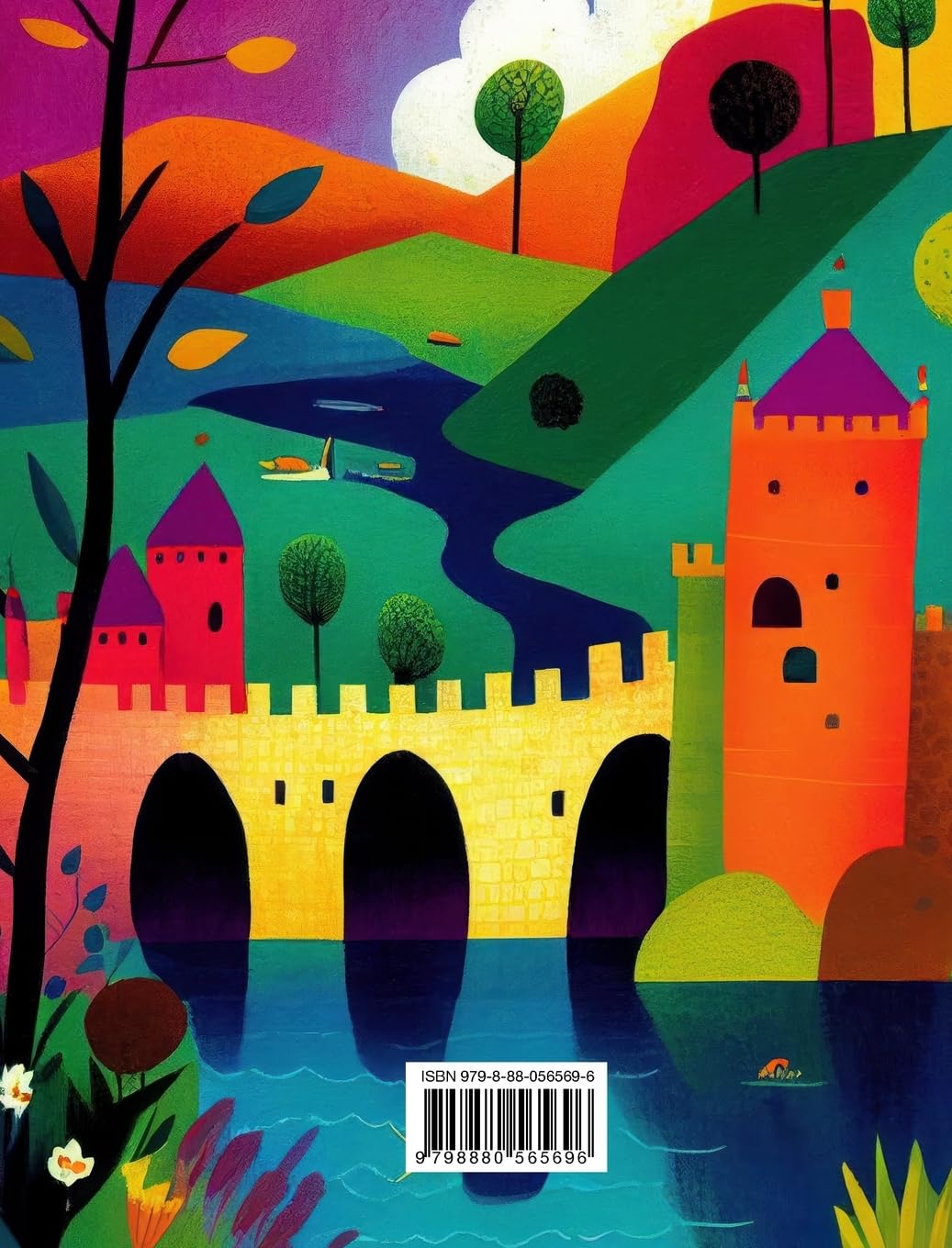 Prächtige Schlösser der Fantasiewelt - Malbuch für Kinder - Prinzessinnen, Drachen, Einhörner und vieles mehr: Das perfekte Geschenk für fantasievolle Kinder, die Schlösser lieben