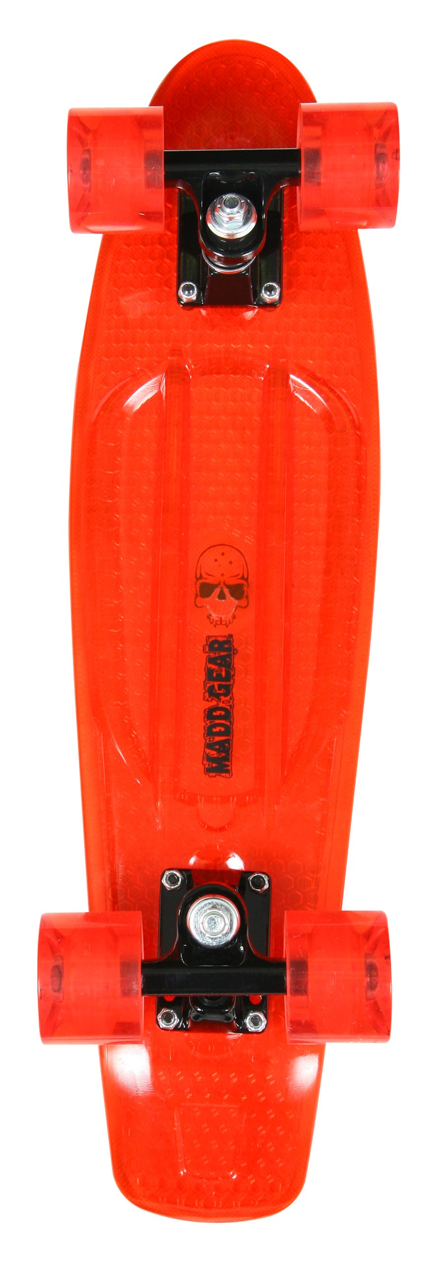 Madd Gear Translucent Retro Skateboard, Red : Amazon.ca: Sports