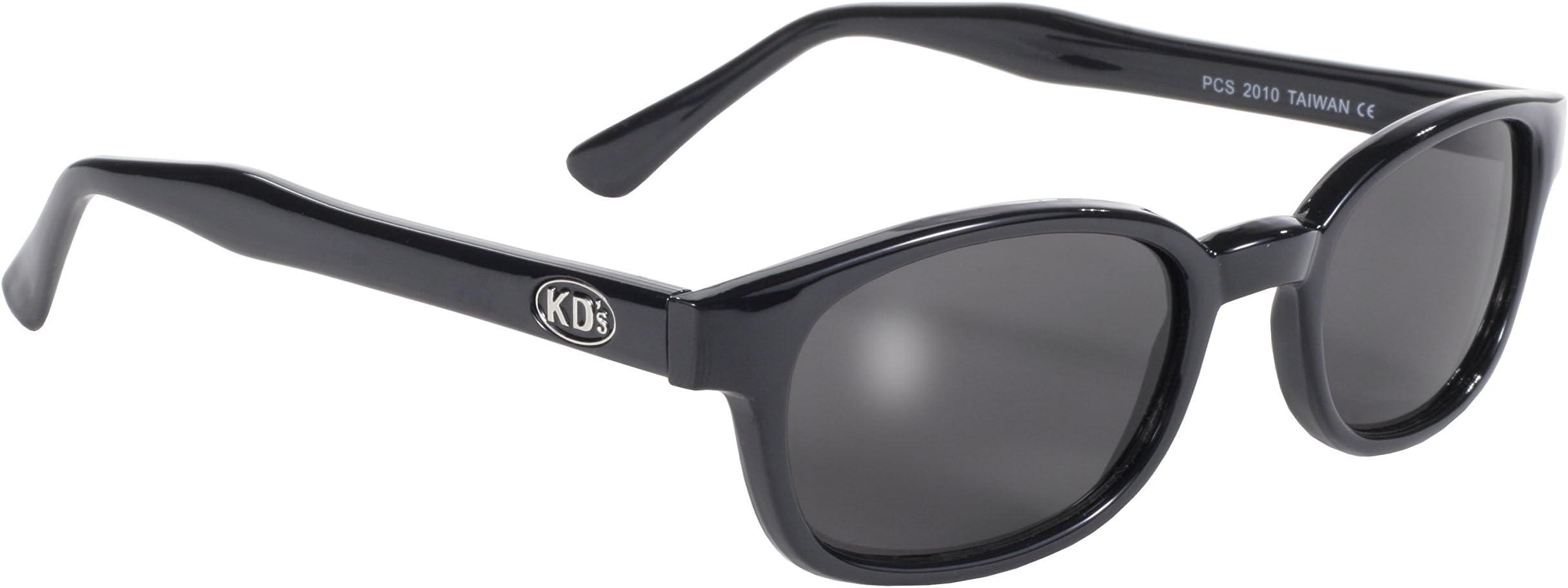Original KD's Biker Sunglasses (Black Frame/Smoke Lens)