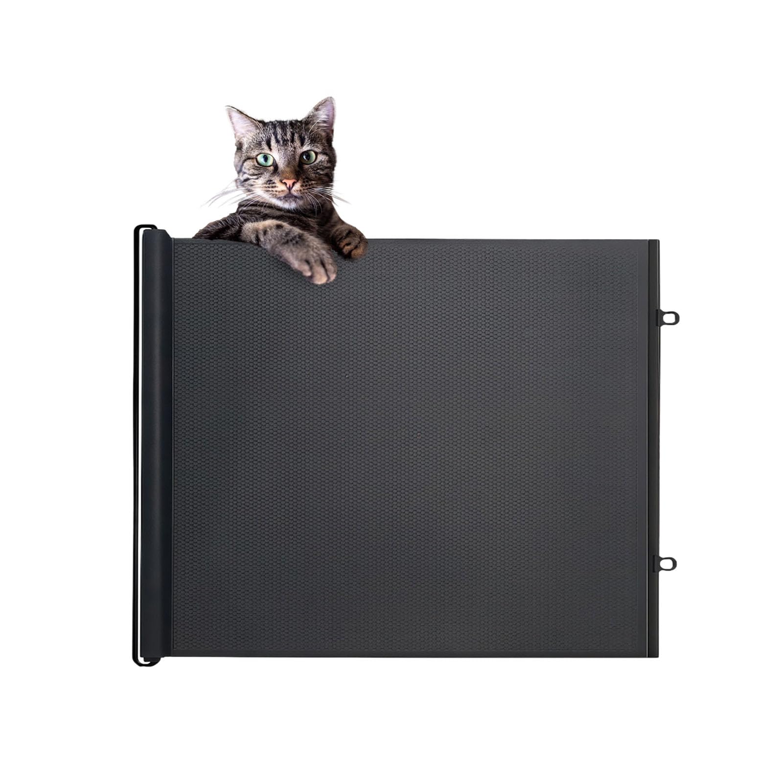 Retractable Gate, Retractable Dog Gate, Extendable Barrier, Without Drilling, Safety Dog Playpen, Portable Pet Fence for Stairs, Bedroom Doors and