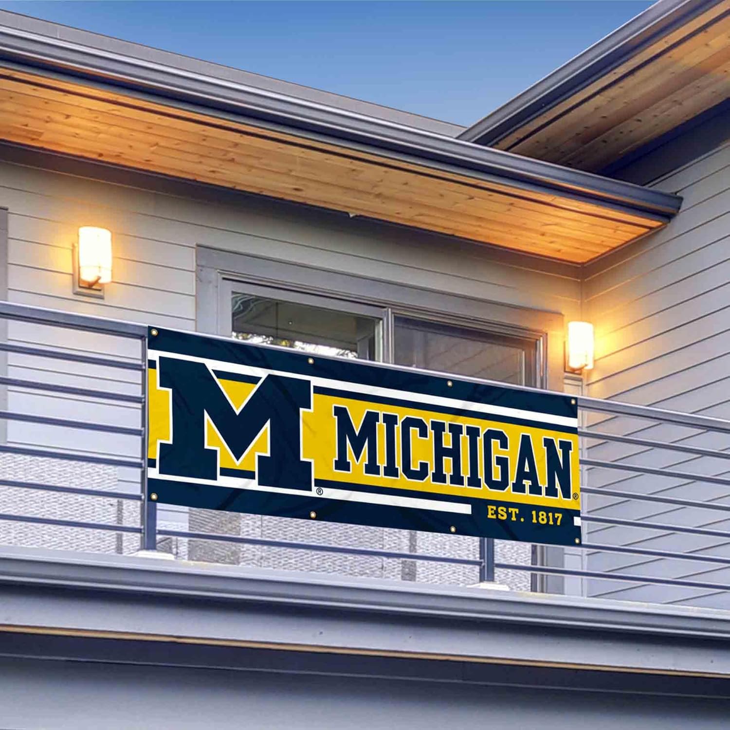 Michigan Team University Wolverines Large 2x6 Foot Banner - Image 2