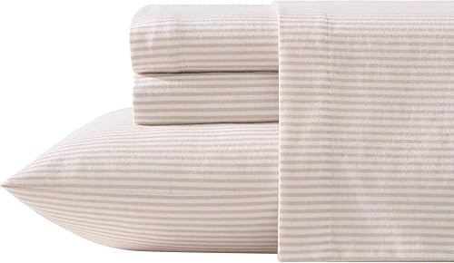 Vista 135 de Laura Ashley - Juego de sábanas de tamaño individual, juego de ropa de cama de franela de algodón, cepillado para mayor suavidad y comodidad