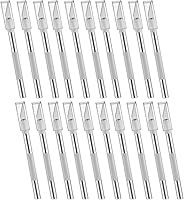 Vista 1 de Precision Craft - Juego de 20 cuchillos afilados con tapa de seguridad para reparación de teléfonos, arte, álbumes de recortes, plantilla