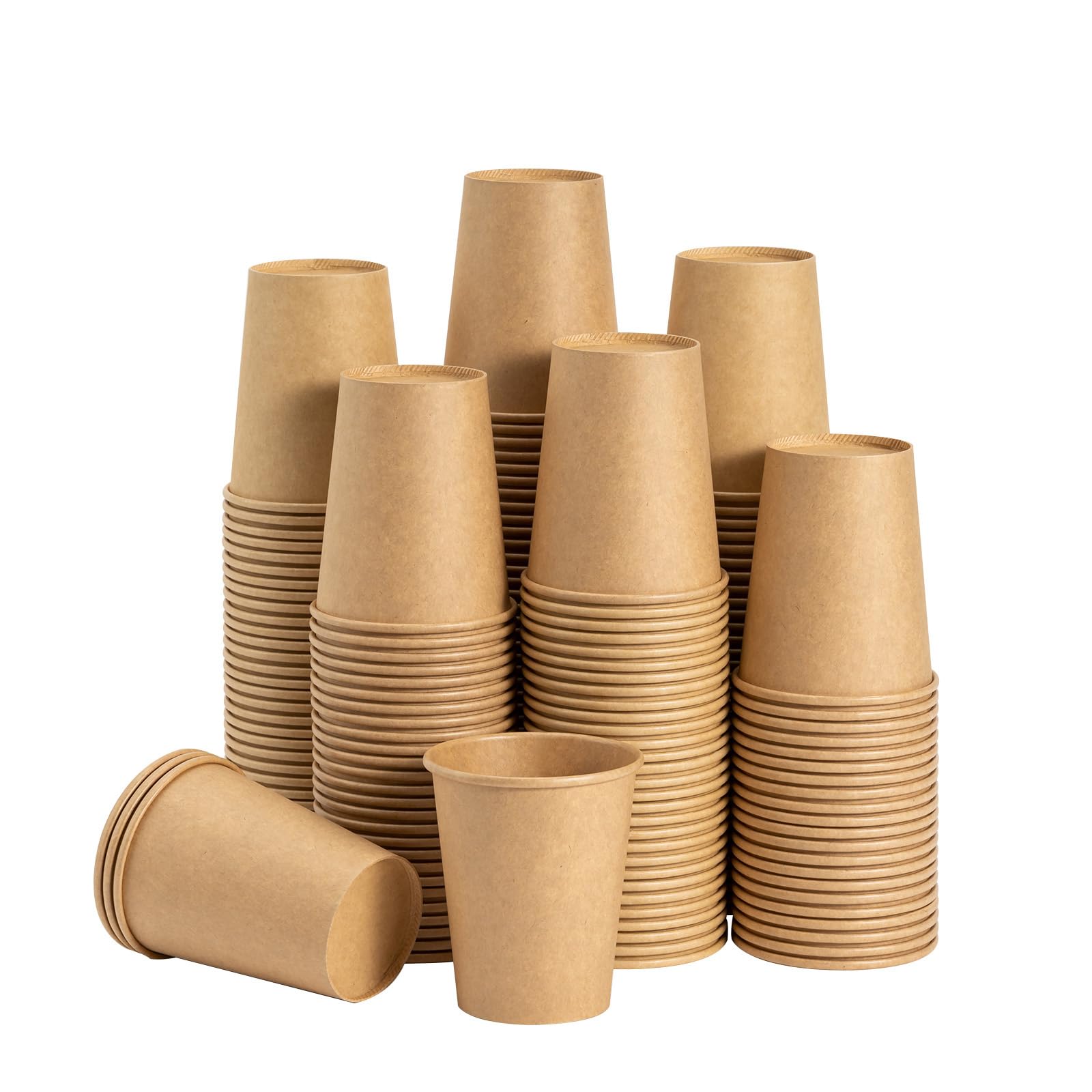 RACETOP 12 oz 50 pack Disposable Paper Coffee Cups with Lids and Sleeves — Amazon image 14