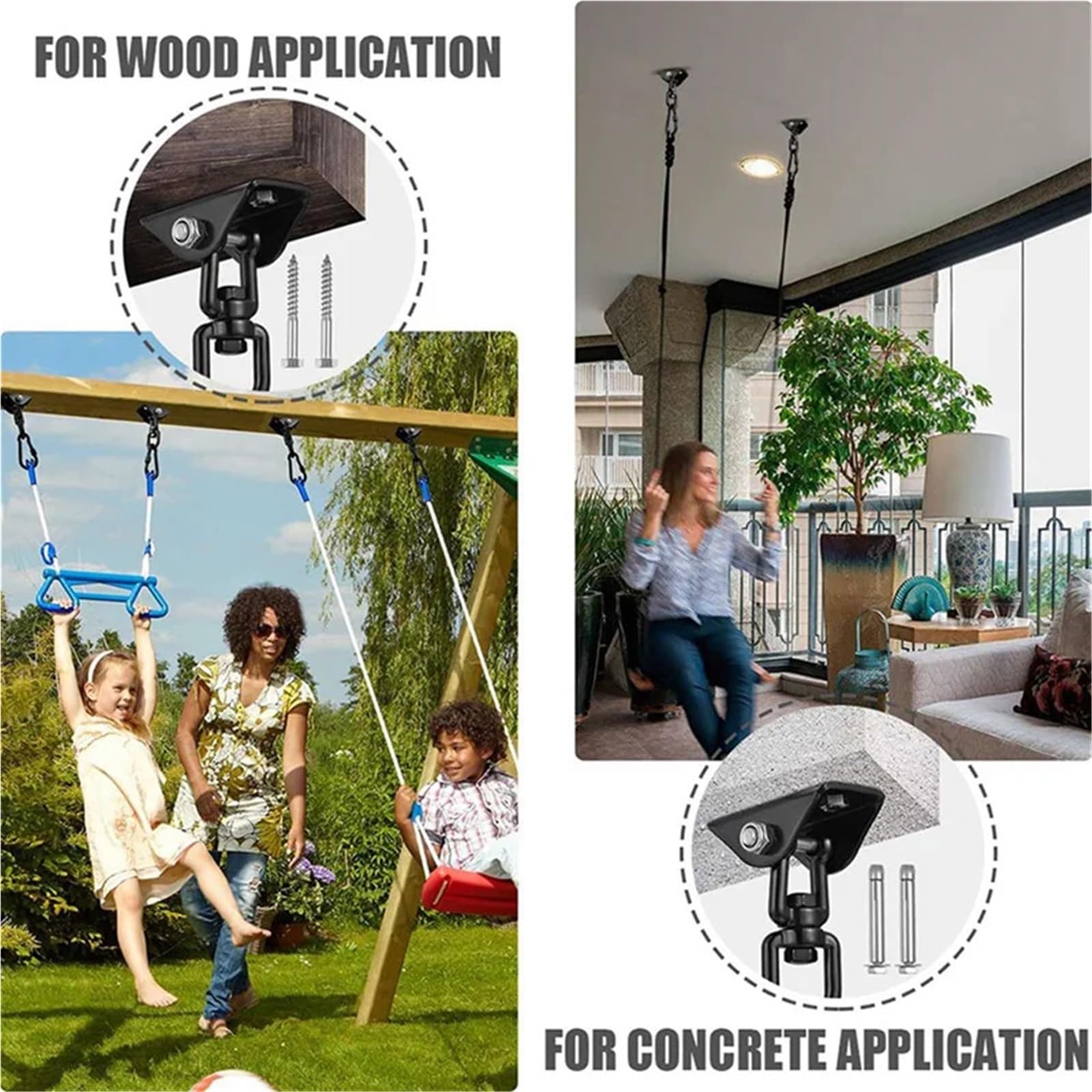 Grucce Altalena in Metallo