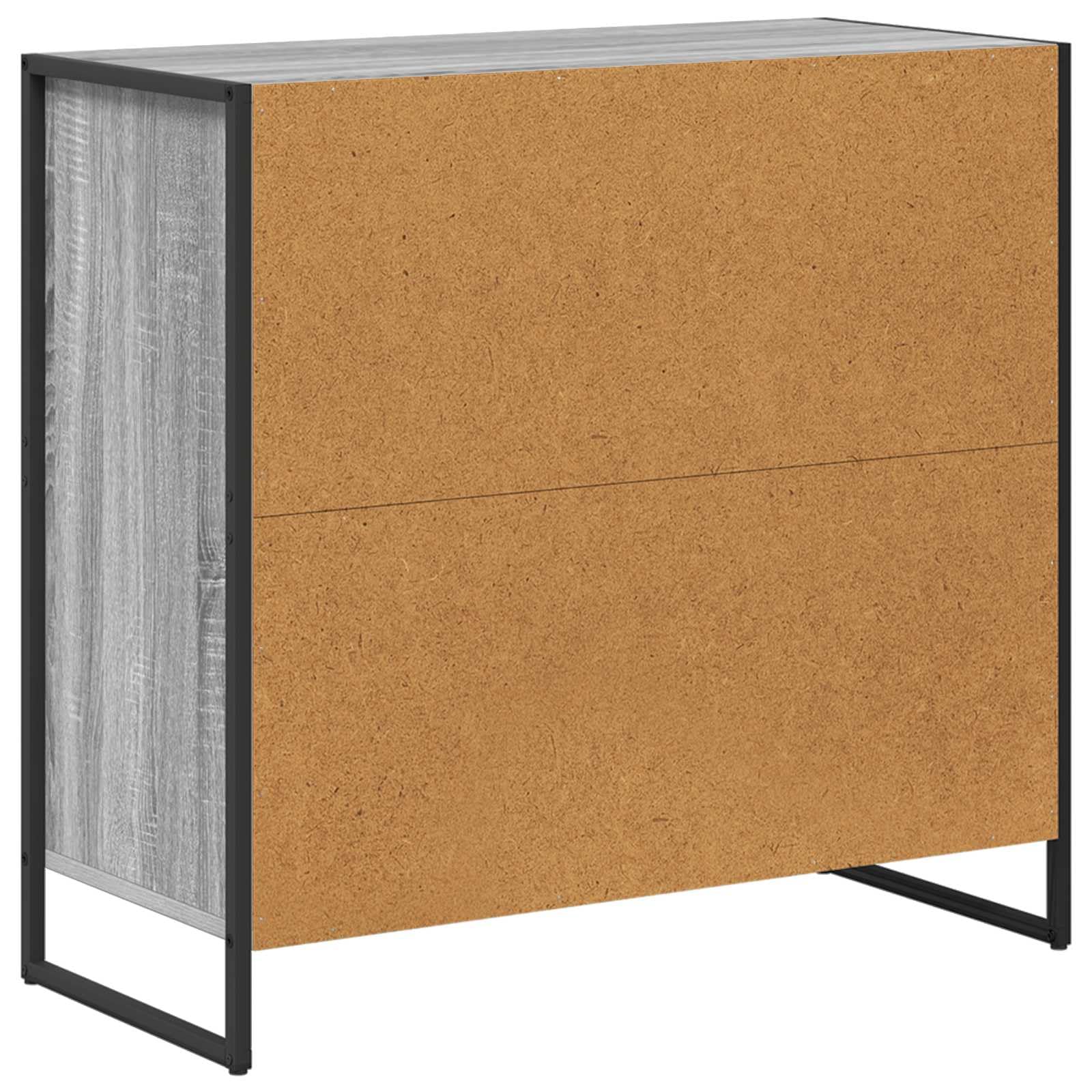 Credenza grigio Sonoma, 79 x 36 x 75,5 cm, in legno