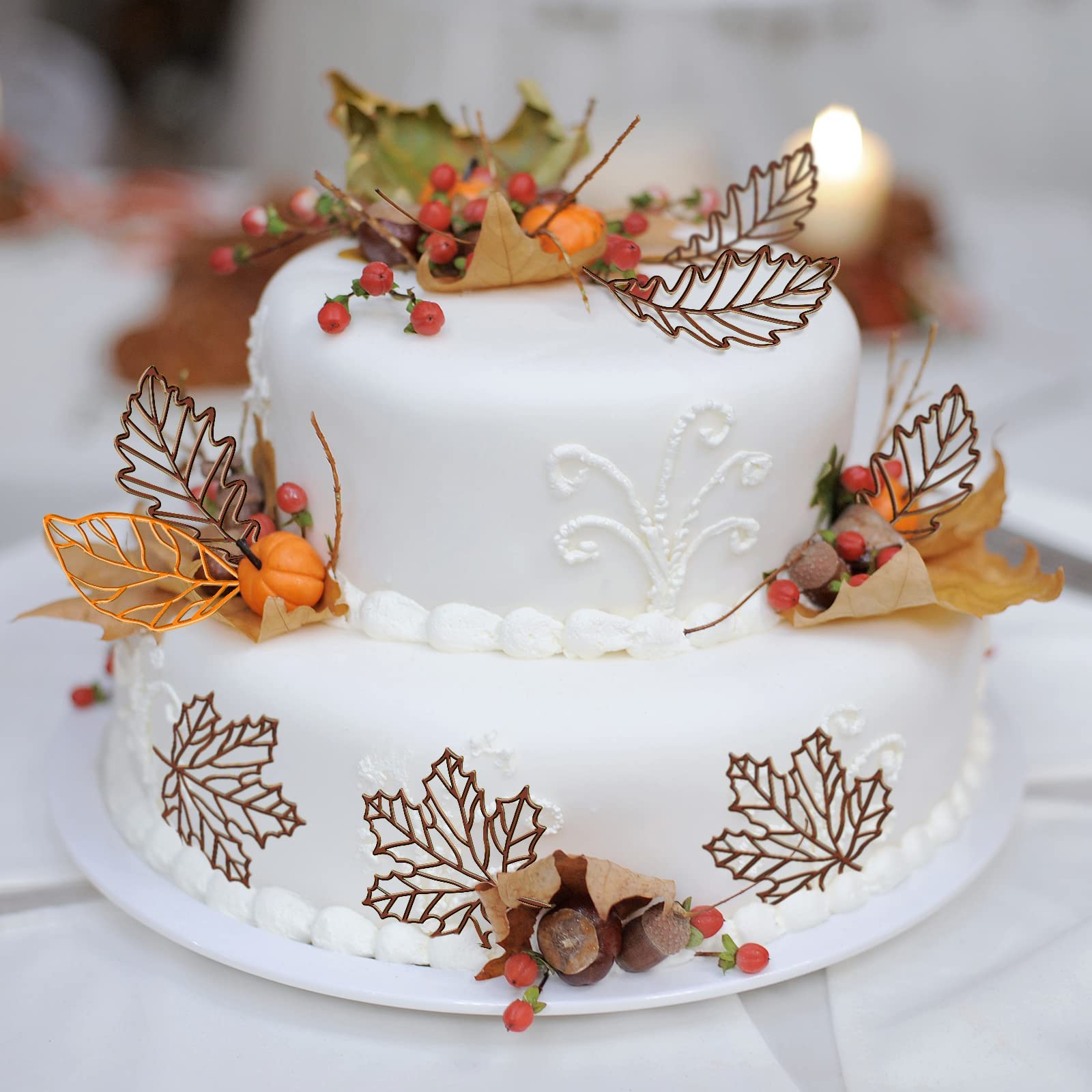 2-teiliges Silikon-Formen Set Für Fondant & Schokolade – Blatt-Design Zum Dekorieren Von Kuchen