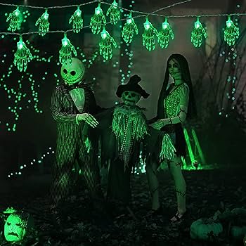 Amazon.com: JMEXSUSS Halloween String Lights,15.2ft 30 LEDs