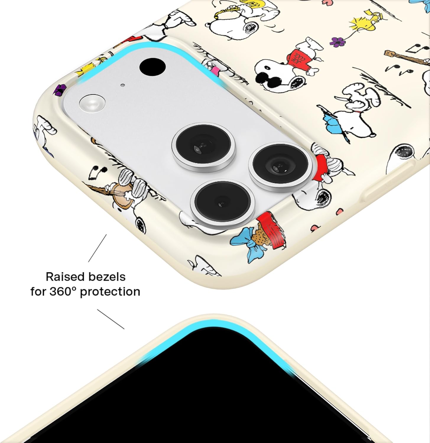 VELVET CAVIAR Case for iPhone 17 Pro Max | Compatible with MagSafe | 10ft Drop Tested | Protective Designer Cases | Snoopy Moods 2.0