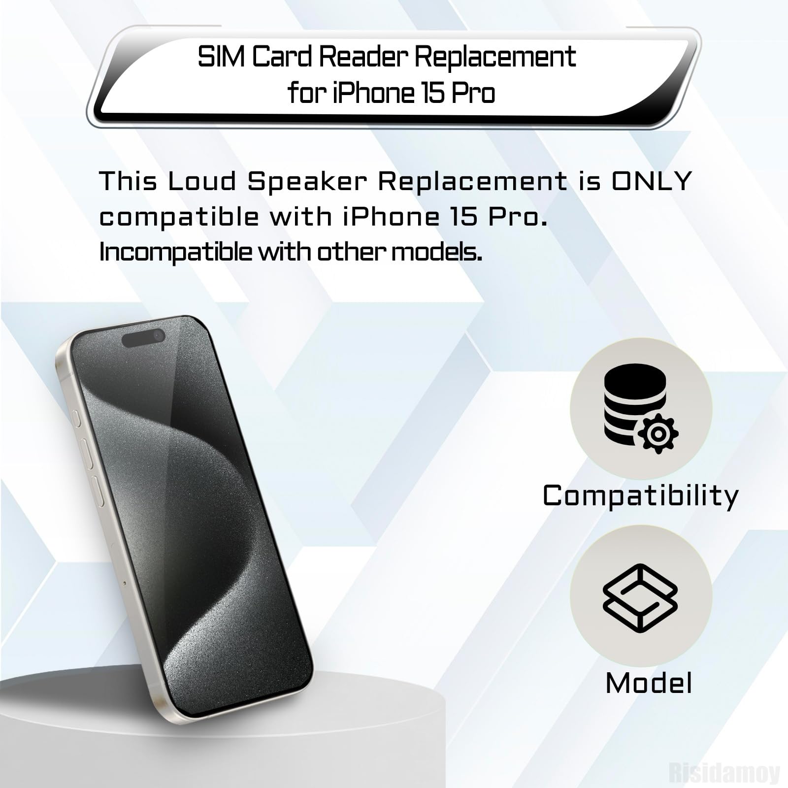 Amazon.com: Risidamoy Single SIM Card Reader Replacement for